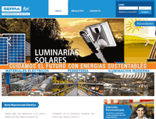 Tablet Screenshot of electricidadserra.com.ar
